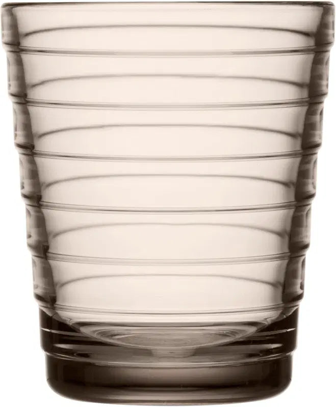 Iittala 艾诺·阿尔托水杯 22cl 2件 亚麻色｜Iittala Juomalasi Aino Aalto 22cl 2kpl pellava