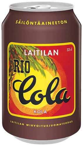 Laitilan 里奥可乐 0.33升可乐味汽水｜Laitilan Rio Cola 0,33L kolanmakuinen limonaadi