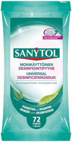 Sanytol 多功能消毒湿巾 72 kpl
