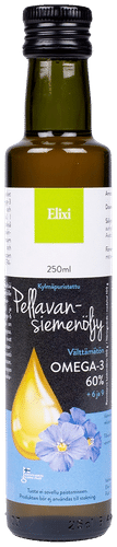 Elixi Pellavansiemenöljy 250 ml kylmäpuristettu