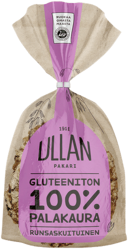 Ullan Pakari Ullan Gluteeniton 100% Palakaura kauraleipä 270g｜Ullan Pakari 乌兰无麸质100%燕麦面包 270g