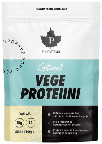 Puhdistamo Athletics Optimal 植物蛋白粉 香草味 600 g