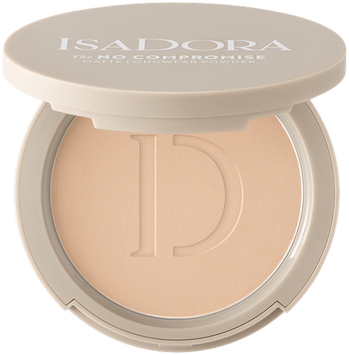 Isadora The No Compromise Matte Longwear Powder puuteri 65 Neutral Beige 7 g