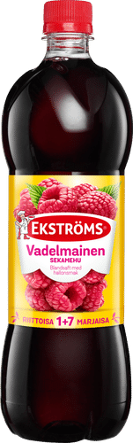 Ekströms vadelmainen sekamehutiiviste 0,95l｜Ekströms 覆盆子混合浓缩汁 0,95l