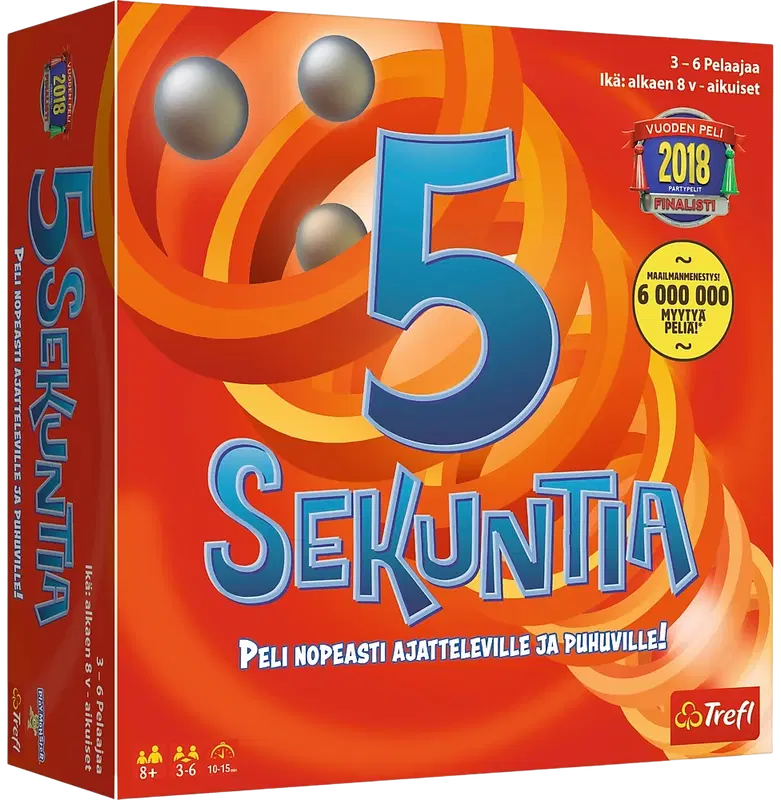 Trefl 桌游“5秒”｜Trefl lautapeli "5 Sekuntia"