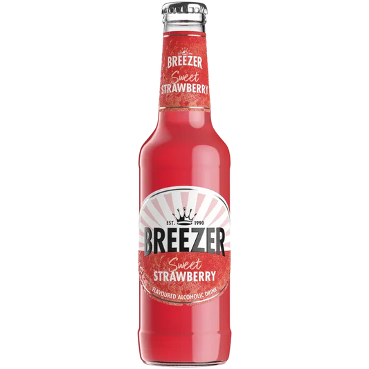 Breezer Strawberry juomasekoitus 27,5 cl lasiplo 4 %｜Breezer 草莓混合饮料 27.5 cl lasiplo 4%