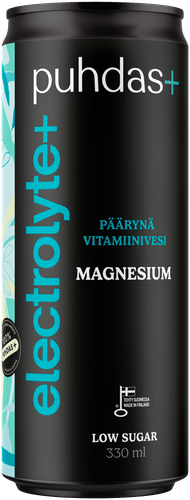 Puhdas+ Electrolyte+ vitamiinivesi päärynä 330 ml