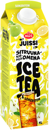 Marli Juissi Ice Tea 无糖柠檬青苹果冰茶饮料 1 L