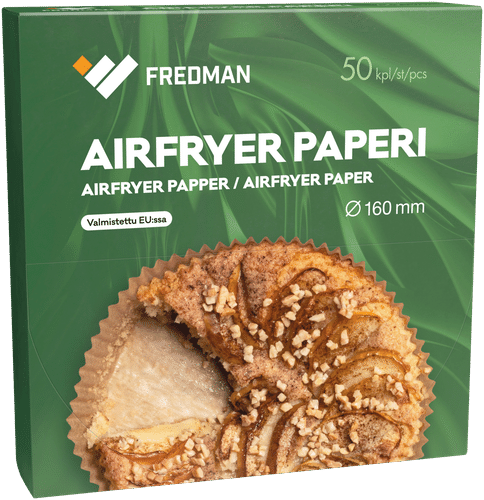Fredman airfryer paperi 160mm 50kpl