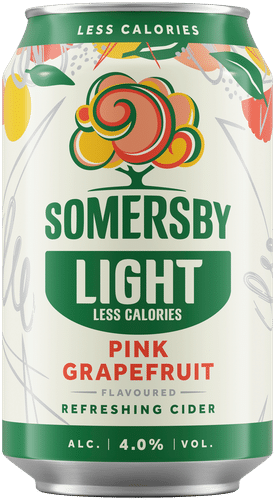 Somersby Pink Grapefruit Light siideri 4 % tölkki 0,33 L