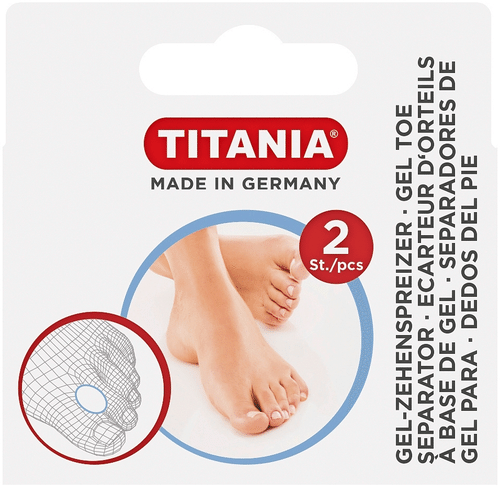 Titania 2件装趾矫正器/分趾器