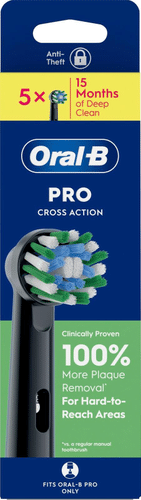 Oral-B PRO Cross Action Black 5支替换刷头