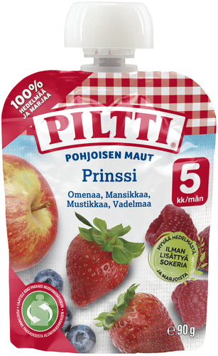 Piltti 北部风味 90g 王子水果泥 5个月便携装