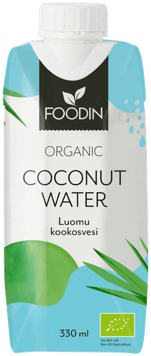 Foodin 有机椰子水 330ml｜Foodin kookosvesi luomu 330ml