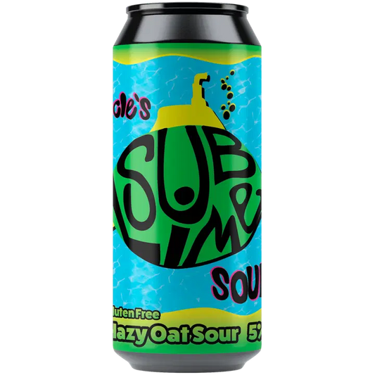 Uncle's SubLime Oat Sour w/ Lime 5% 0,44 L TLK｜None Uncle's SubLime 酸燕麦 5% 0.44 L 增值税