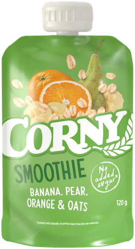 Corny 香蕉、梨、橙子燕麦果昔 120g