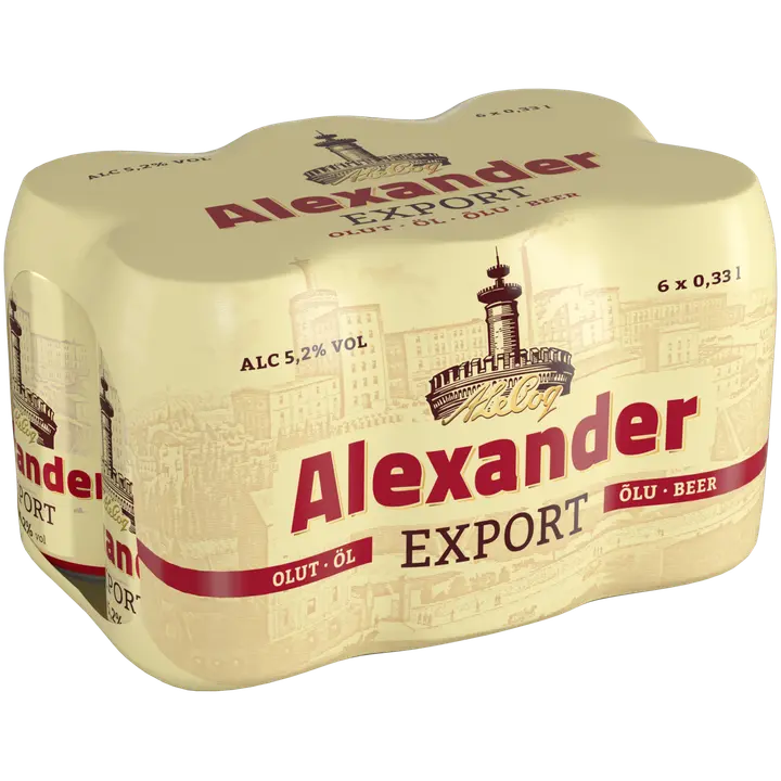 6xAlexander Export 5,2 % 0,33 l tlk｜Alexander 6xAlexander 出口 5.2% 0.33L