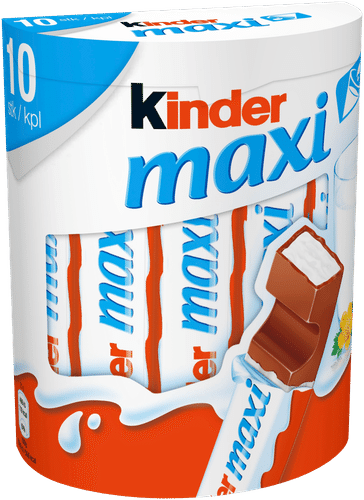 Kinder Maxi牛奶巧克力奶味夹心210克（10块）