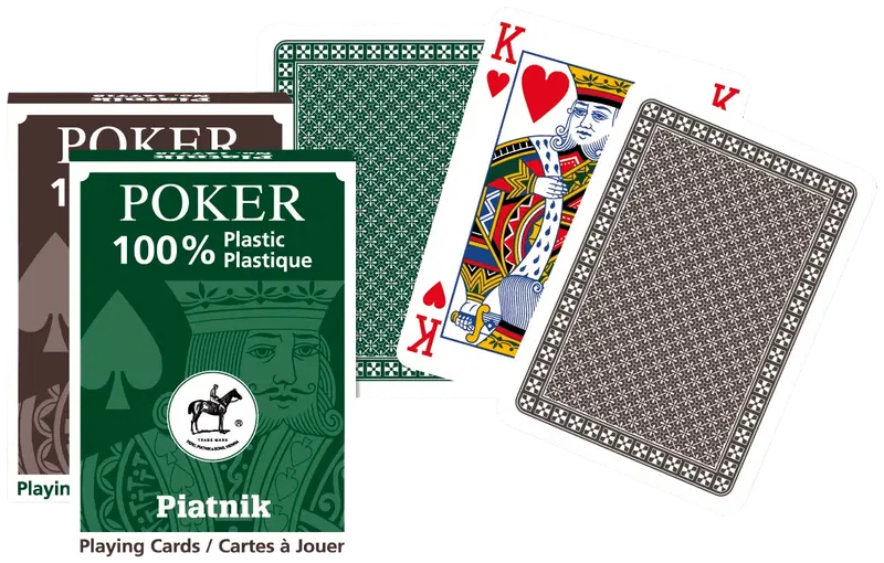 Piatnik 扑克牌 塑料｜Piatnik Pelikortit Poker Muovia