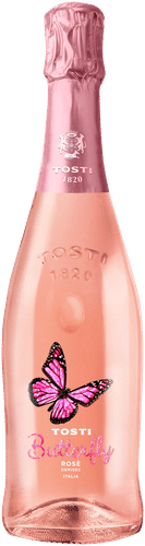 Tosti Butterfly Rose kuohuviini 7,5 til-% 0,75L plo