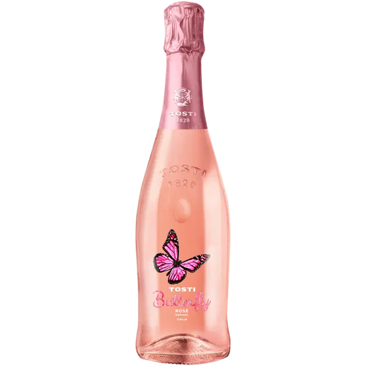 Tosti Butterfly Rose kuohuviini 7,5 til-% 0,75L plo｜Tosti 蝴蝶玫瑰起泡饮料 7.5 vol% 0.75L plo