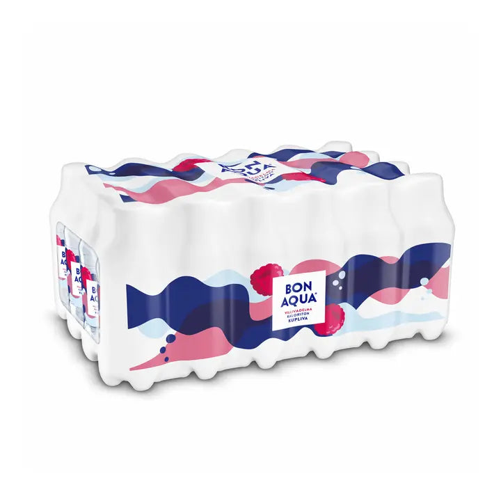 24-pack Bonaqua Villivadelma 0,33 l muovipullo Hiilihapotettu juoma｜Bonaqua 24 件装 Bonaqua 野生树莓 0.33 升塑料瓶碳酸饮料