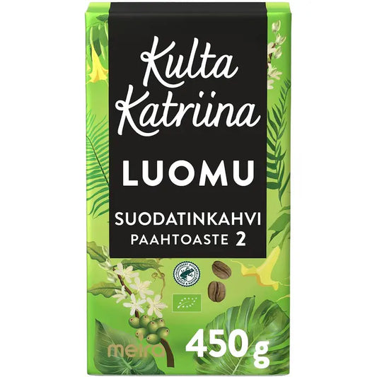 Kulta Katriina Luomu suodatinkahvi RAC 450g｜Kulta Katriina 有机滴滤咖啡 RAC 450g