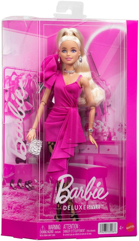Mattel Barbie Deluxe Style 粉黑紧身裤
