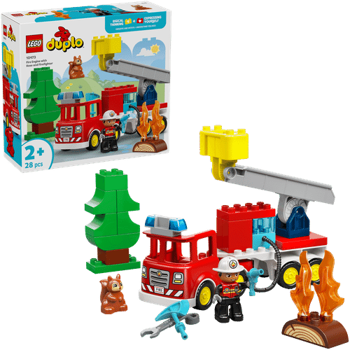LEGO DUPLO Town 乐高得宝小镇 10473 消防车、消防水带和消防员