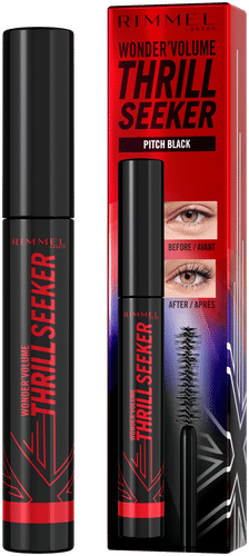 Rimmel Wonder'Volume Thrill Seeker Mascara 8 ml 004 Pitch Black ripsiväri