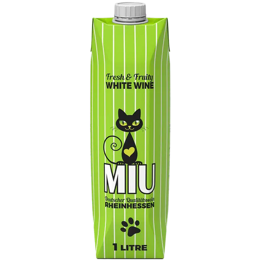 Miu Fresh & Fruity valkoviini 8 til-% 1 l tetra｜MIU 新鲜果味白葡萄饮料 8 vol% 1 升四份