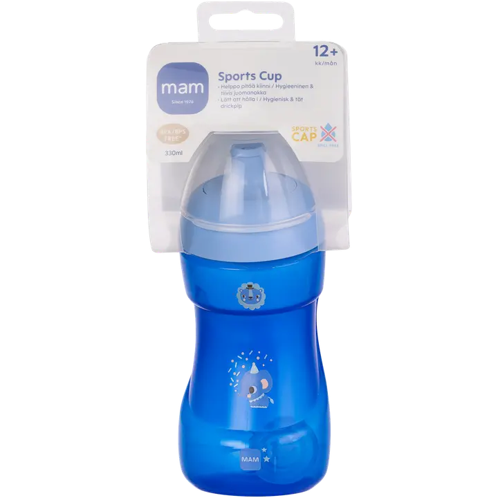 MAM 330ml Sports Cup 12+kk muki tiiviillä juomanokalla｜None MAM 330 毫升运动杯 12 个月以上马克杯，带紧密饮水嘴