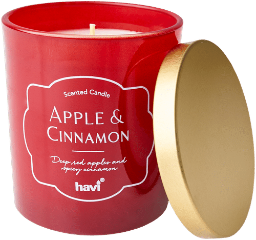 Havi Apple & Cinnamon tuoksukynttilä 1kpl/8x9cm