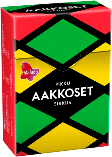 Malaco Aakkoset 小马戏团糖片 75g｜Malaco Aakkoset Pikku Sirkus pastilli 75g