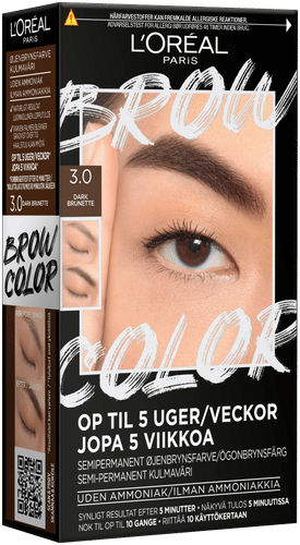 L'Oréal Paris Brow Color Kit 3.0 Dark Brunette kulmaväri 30ml