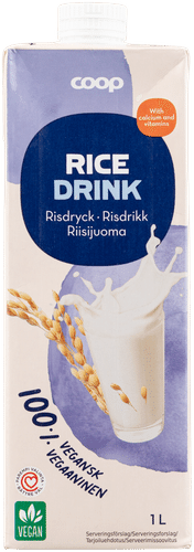 Coop 米浆 1 l｜Coop riisijuoma 1 l