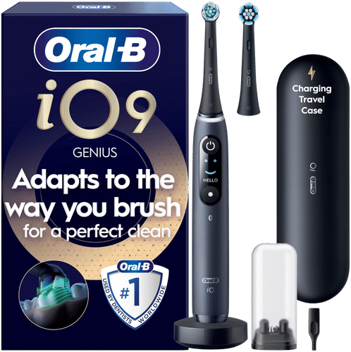 Oral-B iO9黑玛瑙电动牙刷+替换刷头