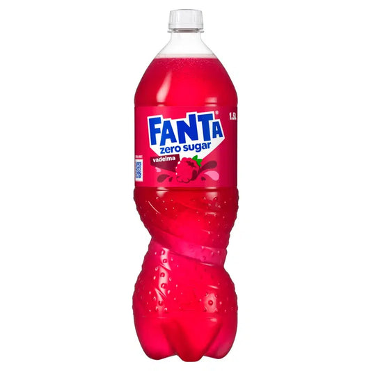 Fanta Vadelma Zero virvoitusjuoma muovipullo 1,5 L｜Fanta 覆盆子零软饮料塑料瓶 1,5 L
