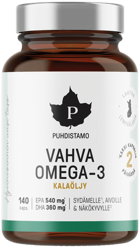 Puhdistamo 高含量Omega-3 140 kaps