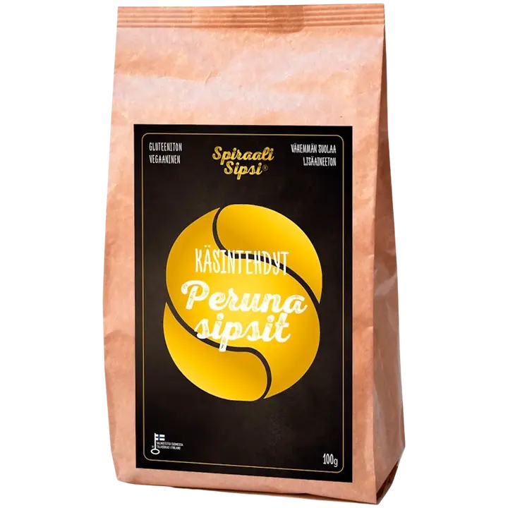 Spiraalisipsi Nordic Plain käsintehdyt perunasipsit-Spiraalisipsi 北欧原味手工薯片