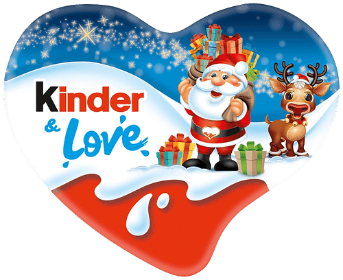 Kinder & Love Suklaasydän 37g Joulu