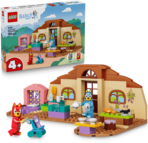 LEGO Bluey LEGO® Bluey 11221 拉塞和图里在学校