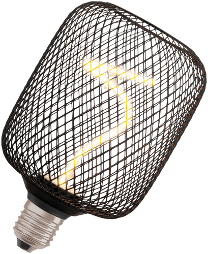 OSRAM LED装饰灯 Decor Spiral Square 100mm 3.5W 130lm 1800K E27 黑色