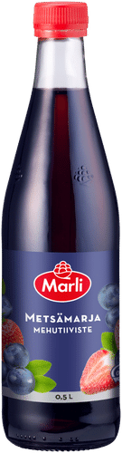 Marli Metsämarjamehutiiviste 1+4 0,5L｜Marli 野生浆果浓缩汁1+4 0,5L