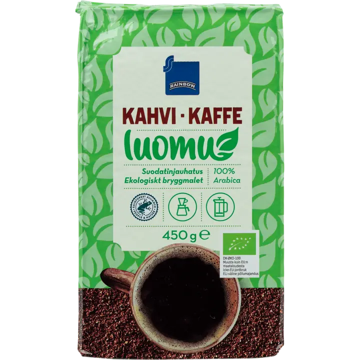 Rainbow luomukahvi 450 g｜Rainbow 有机咖啡 450 g