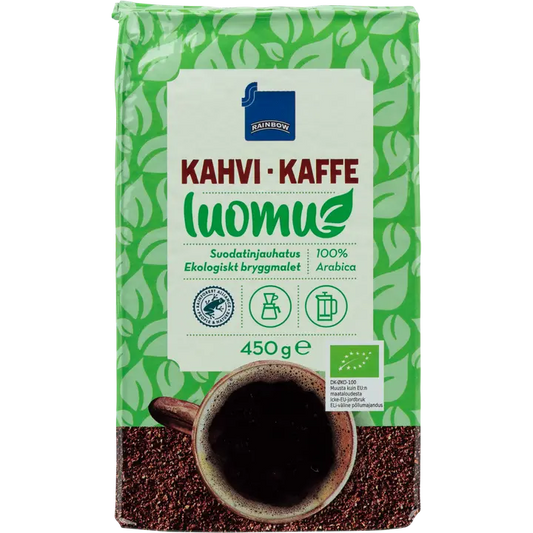 Rainbow luomukahvi 450 g｜Rainbow 有机咖啡 450 g
