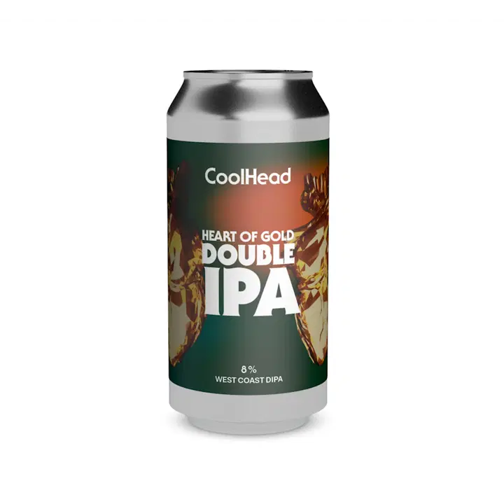 CoolHead Heart of Gold DIPA 0,44L tlk 8%｜CoolHead 金心 DIPA 0.44L 增值税 8%