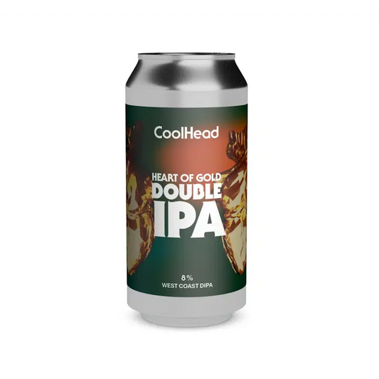 CoolHead Heart of Gold DIPA 0,44L tlk 8%｜CoolHead 金心 DIPA 0.44L 增值税 8%