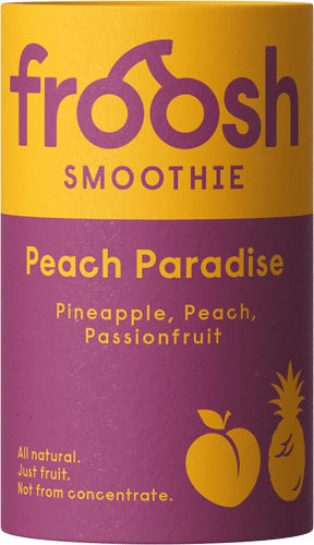 Froosh Smoothie Ananas,Persikka&Pass 150ml｜Froosh 菠萝、桃子和葡萄干冰沙 150ml