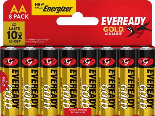 Eveready 电池 Gold AA 8 kpl